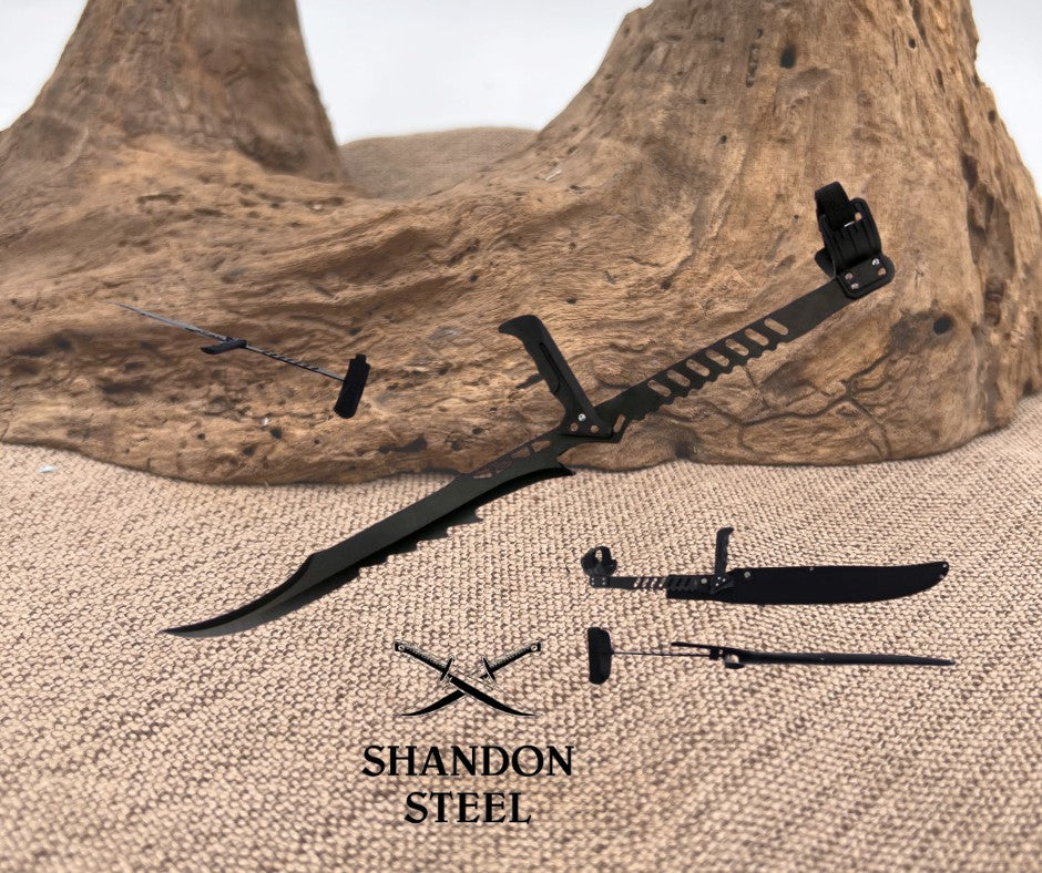 Black Tactical Ninja Forearm Sword 1809-4BK