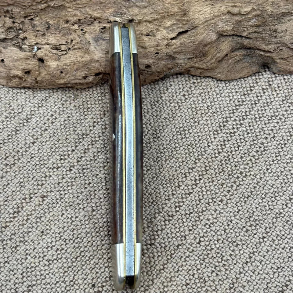 VINTAGE 10 DOT 1980 CASE XX 6247 PEN POCKETKNIFE 2 BLADE TRADITIONAL FOLDER (84)