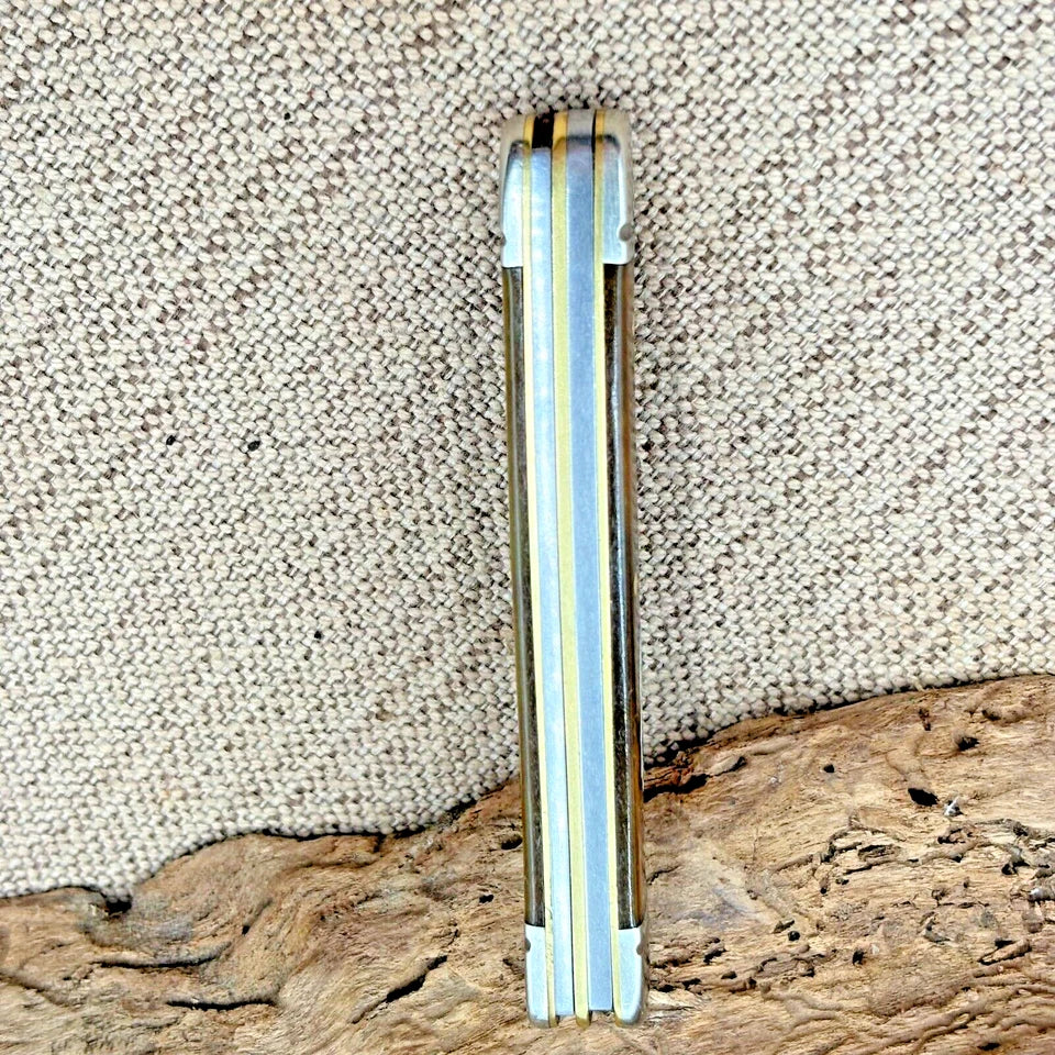 CASE XX Knife Made in USA 6318 SS Medium Stockman Smooth Antique BONE Handles 97