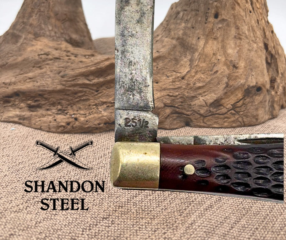 Case XX USA 25 1/2 Small Coke Bottle 2 Blade Folding Pen Knife 2 Dots 1978 (5)