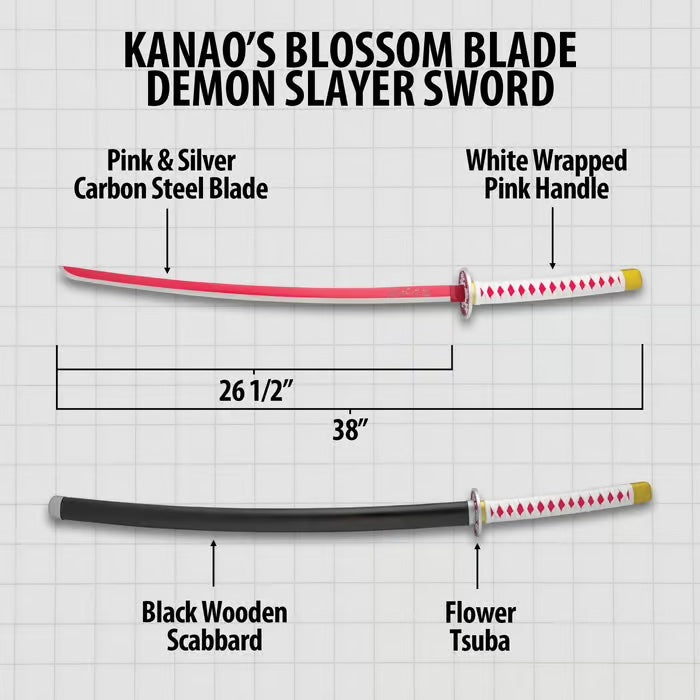 Kanao’s Blossom Blade Demon Slayer Sword and Scabbard BK6544