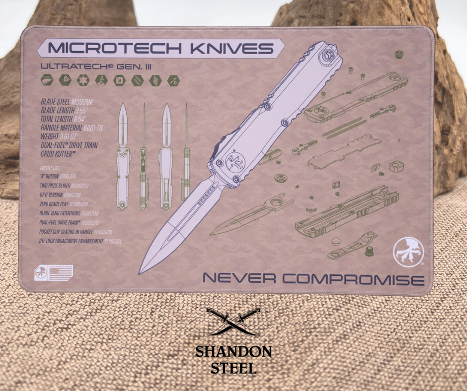 Microtech ULTRATECH ZBP TAN MAT-UTZBP