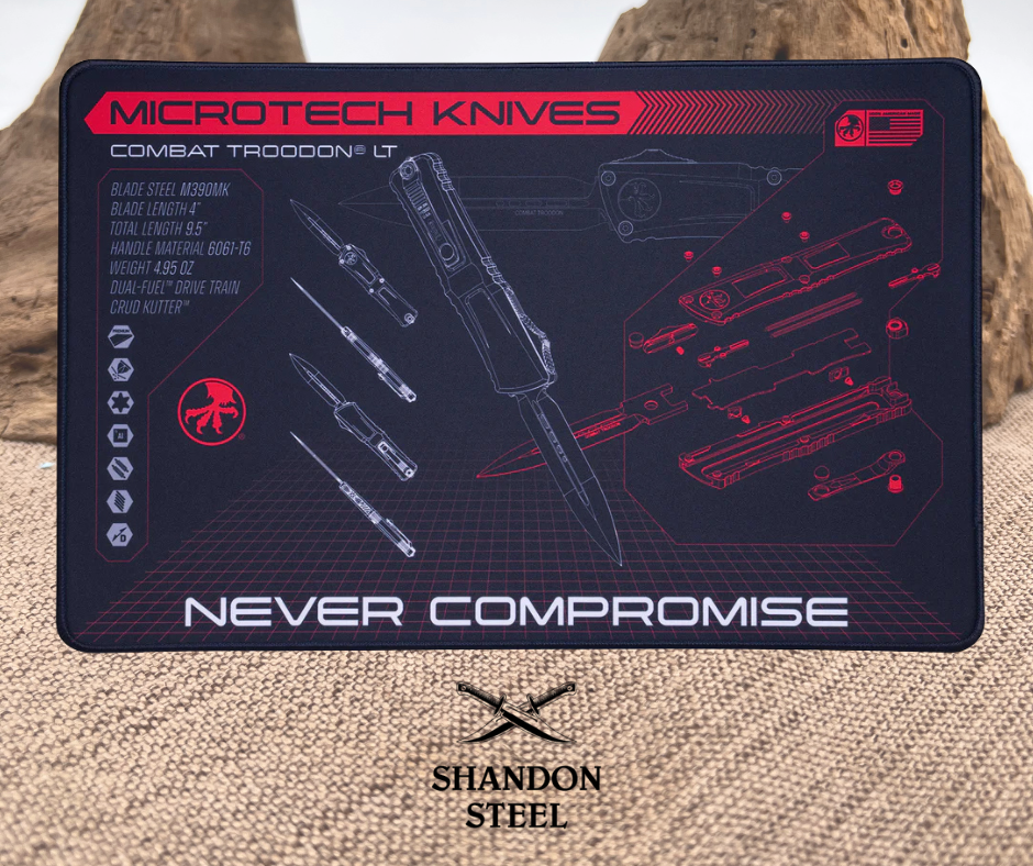 Microtech COMBAT TROODON BLACK MAT MAT-CT