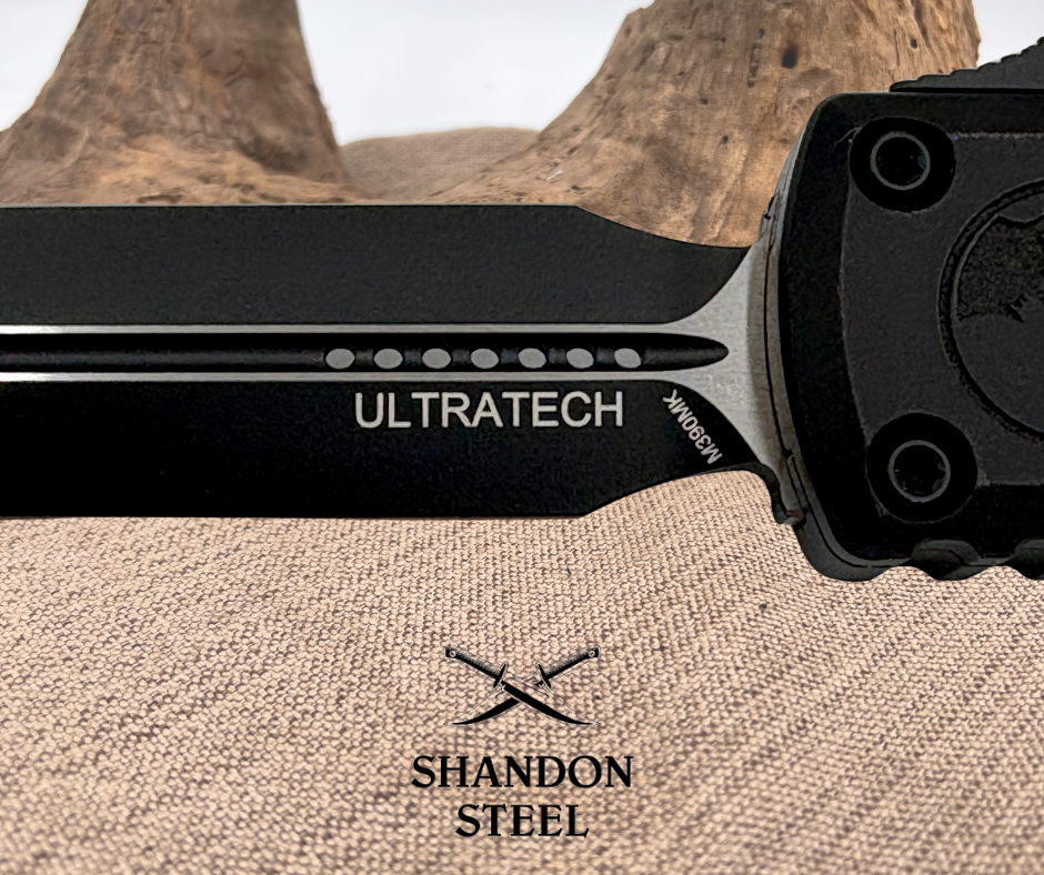 Microtech ULTRATECH GEN III ZBP D/E BLACK STANDARD TACTICAL 1122-1T