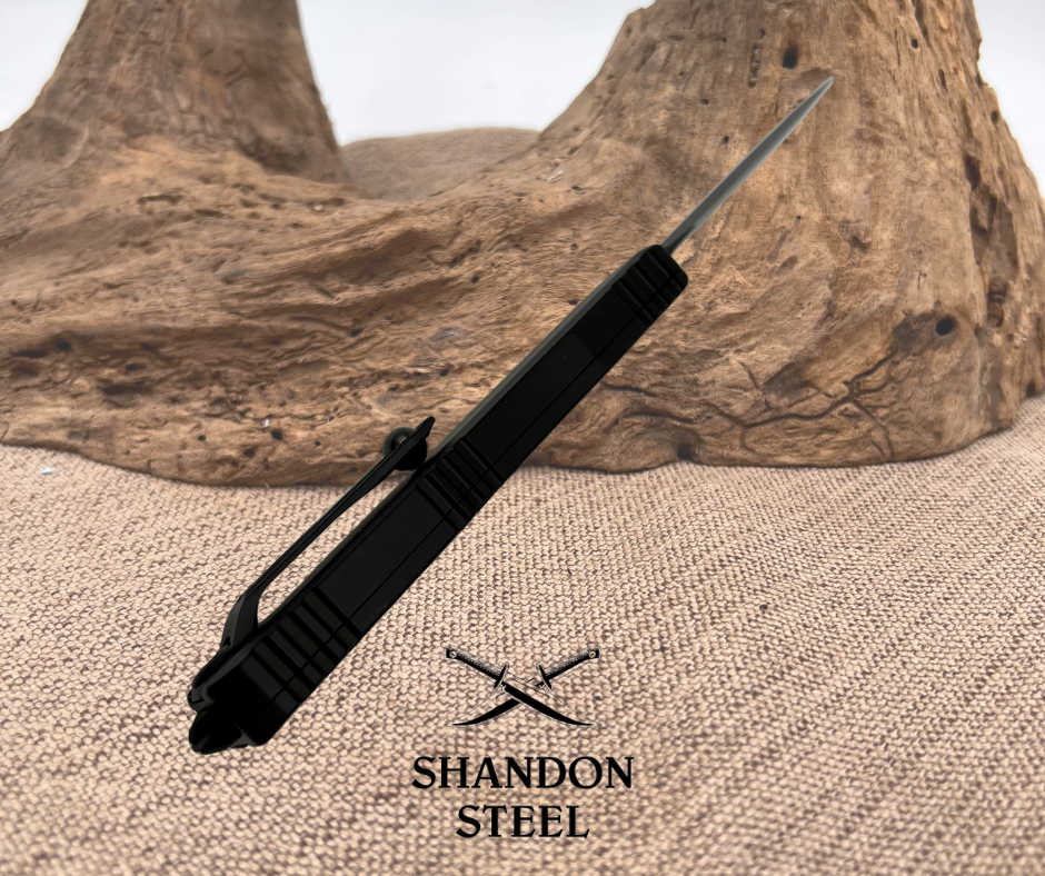 Microtech ULTRATECH GEN III ZBP D/E BLACK STANDARD TACTICAL 1122-1T