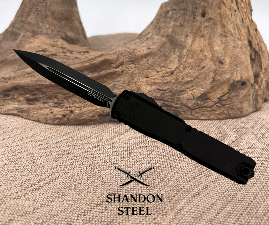 Microtech ULTRATECH GEN III ZBP D/E BLACK STANDARD TACTICAL 1122-1T