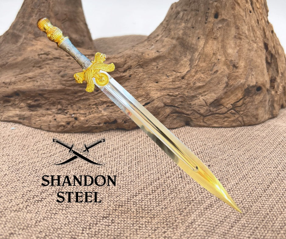 Nebuchadnezzar King of Babylon Sword by Marto of Toledo Spain - Gold & Silver