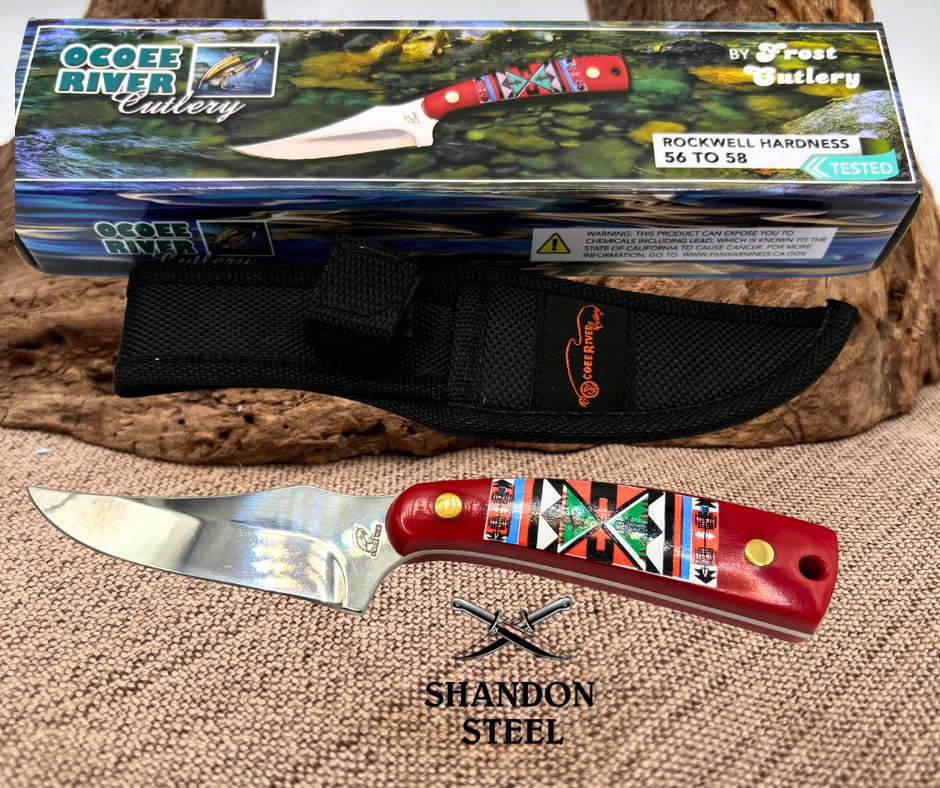 Skinner Knife Ocoee River Cutlery By Frost Cutlery OC-534AR 7" Overall Length