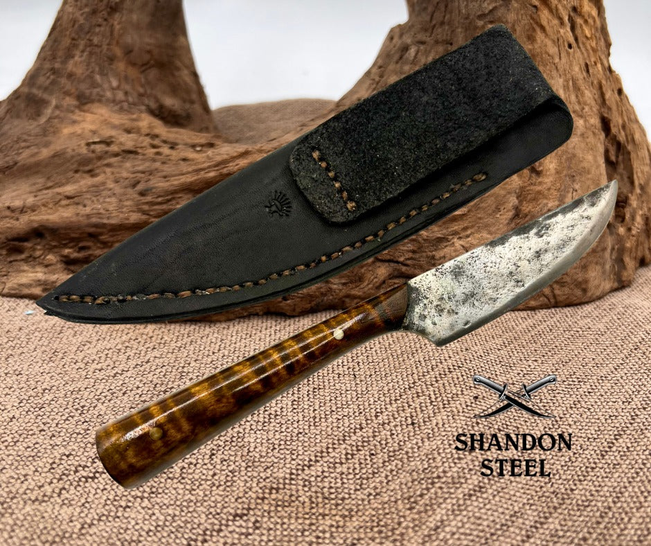 Custom USA Hand forged Trade Hunting Skinning Frontier Patch Plains Knife (P08)