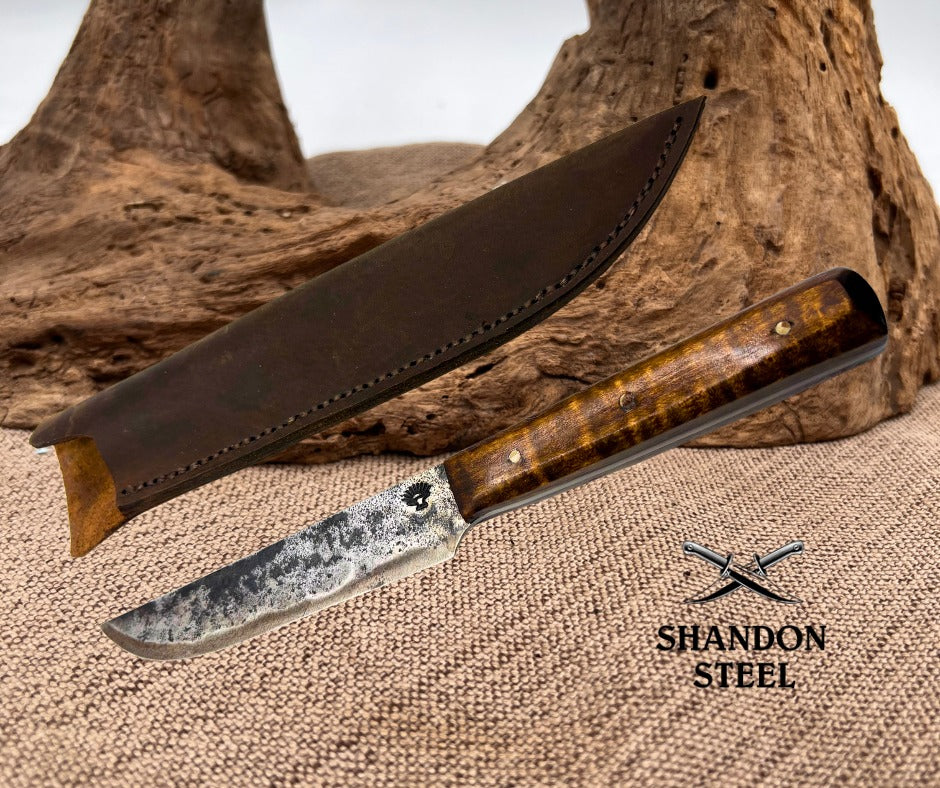 Custom USA Hand forged Trade Hunting Skinning Frontier Patch Plains Knife (P07)