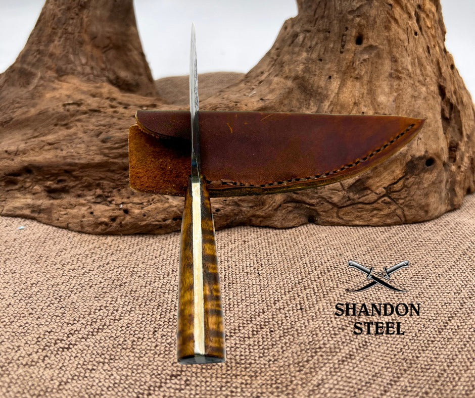 Custom USA Hand forged Trade Hunting Skinning Frontier Patch Plains Knife (P02)