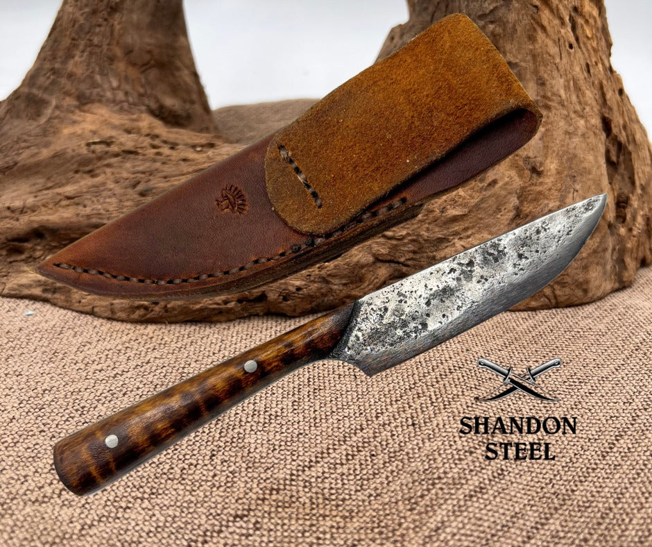 Custom USA Hand forged Trade Hunting Skinning Frontier Patch Plains Knife (P04)