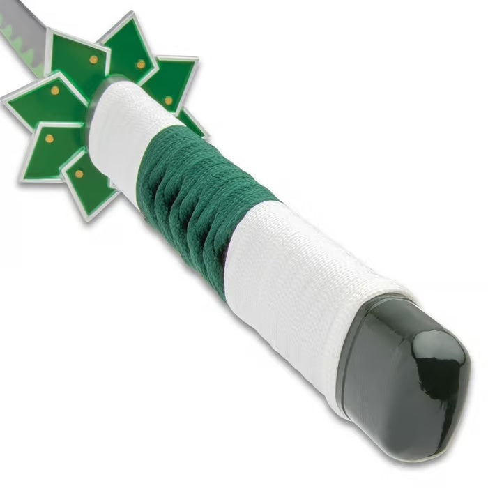 Sanemi Shinazugawa Demon Slayer Sword And Scabbard - Anime, Stainless Steel Blade, Cord-Wrapped HandleBK5588