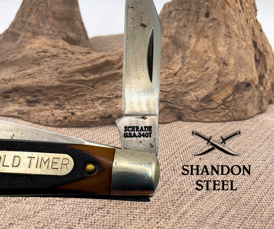 Schrade Old Timer 34OT Stockman Vintage Folding Pocket Knife Made In USA (1)