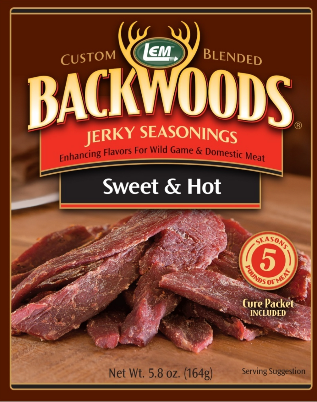Sweet & Hot Jerky Seasoning for 5 Lbs.