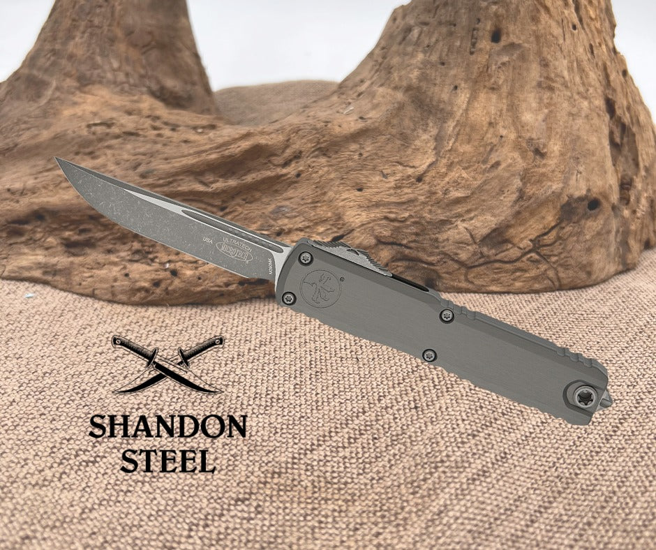 Microtech ULTRATECH GEN III ZBP S/E APOCALYPTIC STANDARD NATURAL CLEAR 1121-10APNC