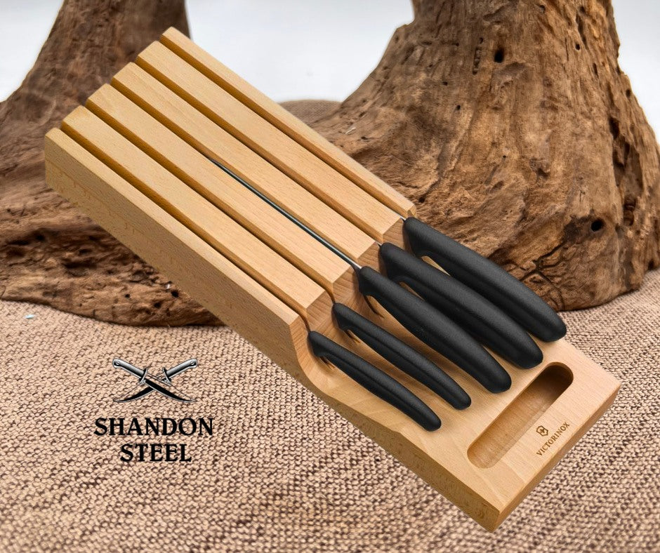 Victorinox In-Drawer Knife Set/Holder VN671435